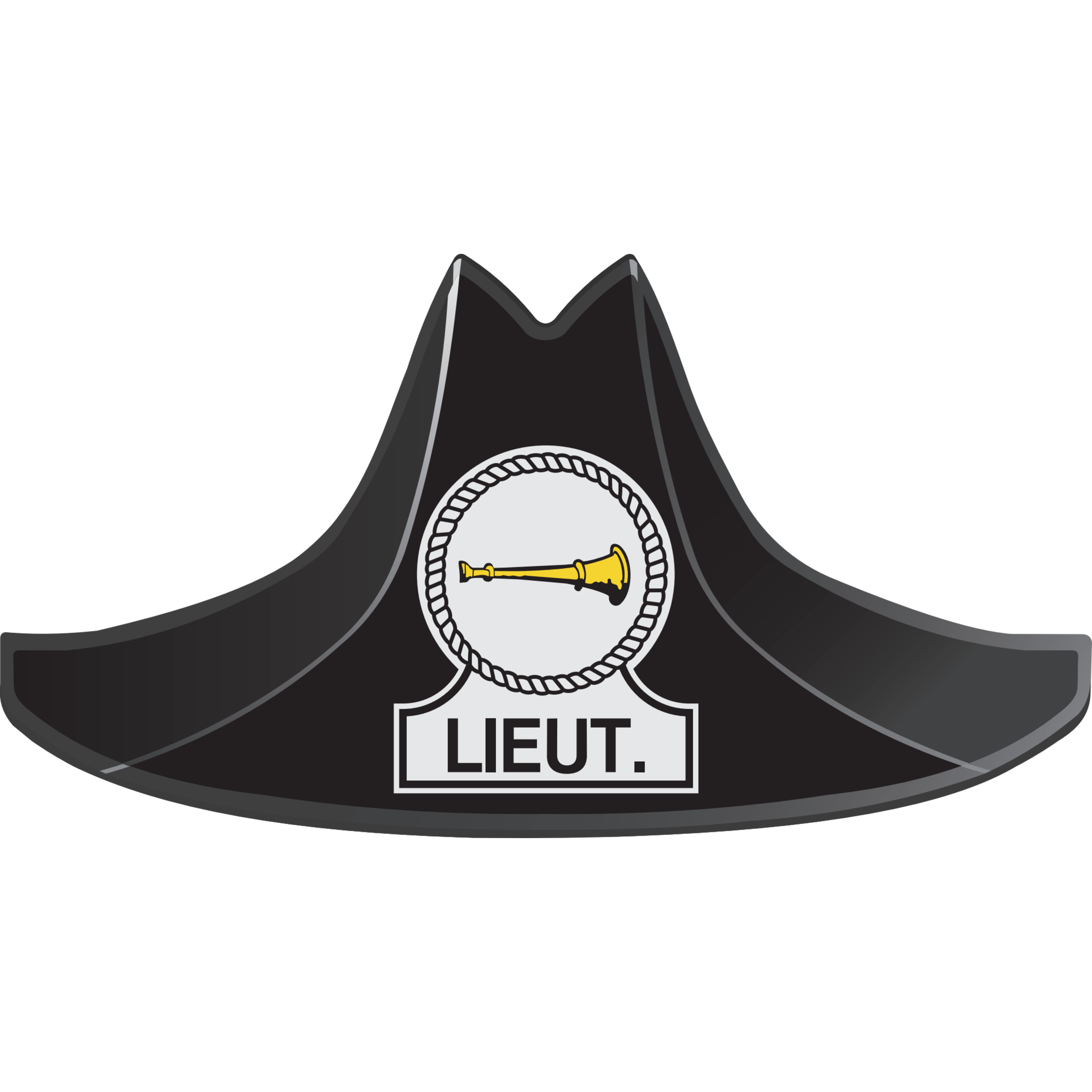 Lieut. w 1 Trumpet, Black Plate